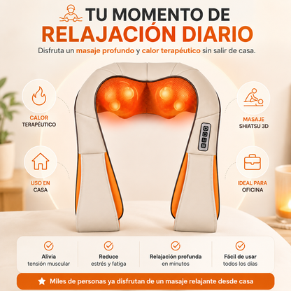 Masajeador Cervical Shiatsu Premium