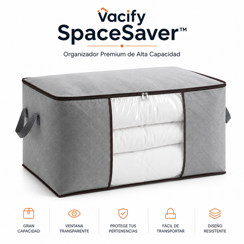 Vacify SpaceSaver™ | Organizador Premium de Alta Capacidad