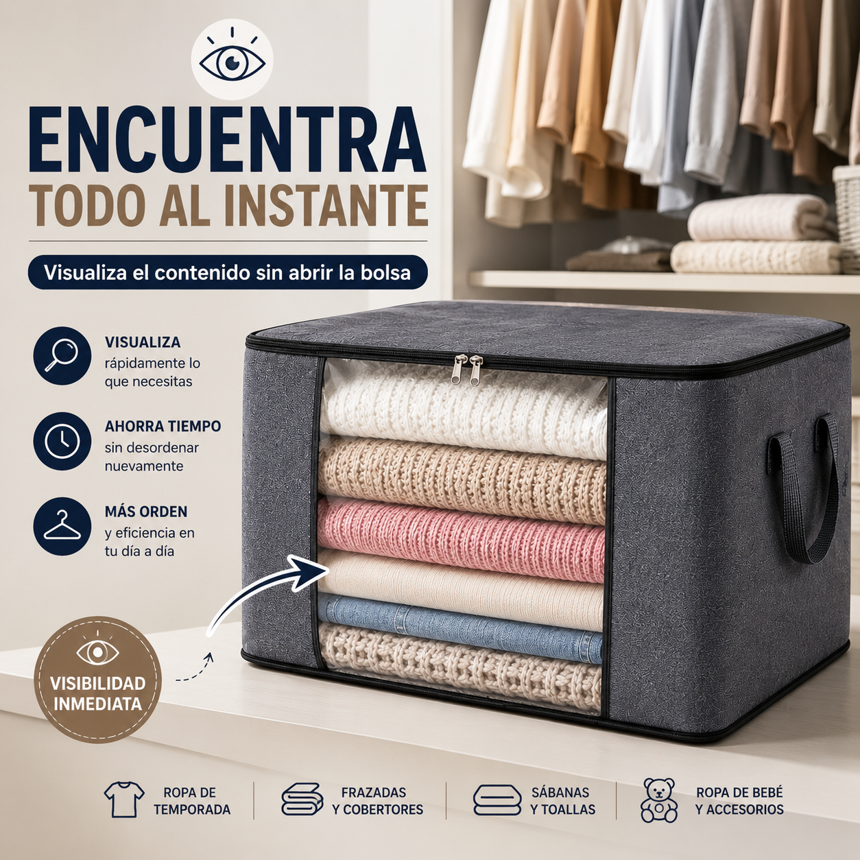 SpaceBox™ | Organizador de Ropa Ahorra Espacio