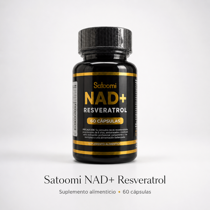 Satoomi NAD+ Resveratrol | Energía, Belleza y Bienestar