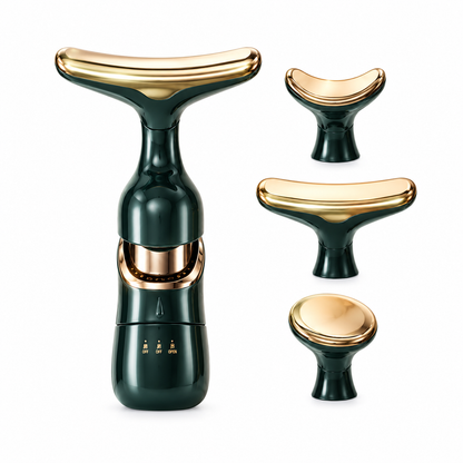 Masajeador Facial Premium 3 en 1 con Cabezales Intercambiables
