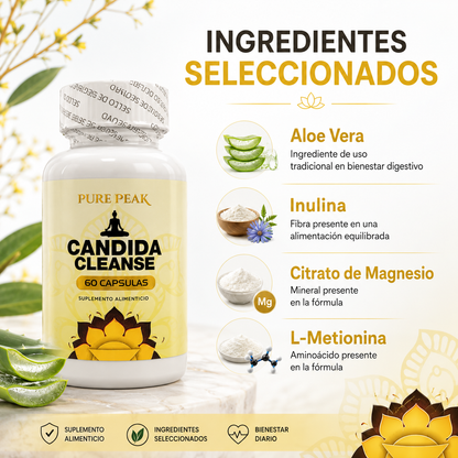 Candida Cleanse Original | Suplemento Digestivo 60 Cápsulas