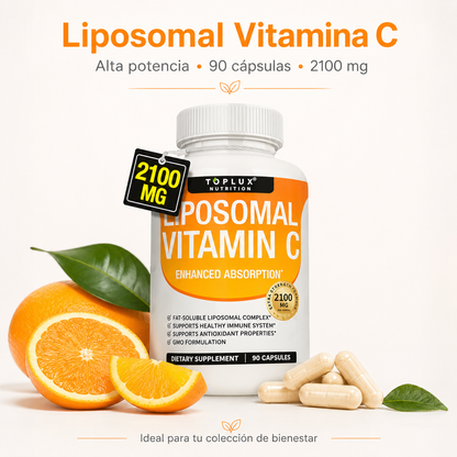 Vitamina C Liposomal 2100 mg | Alta Absorción y Apoyo Inmunológico