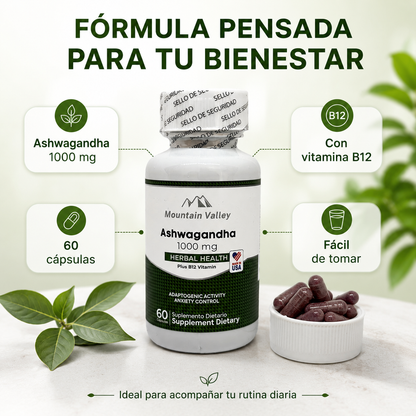 Ashwagandha 1000mg | Bienestar y Equilibrio Diario